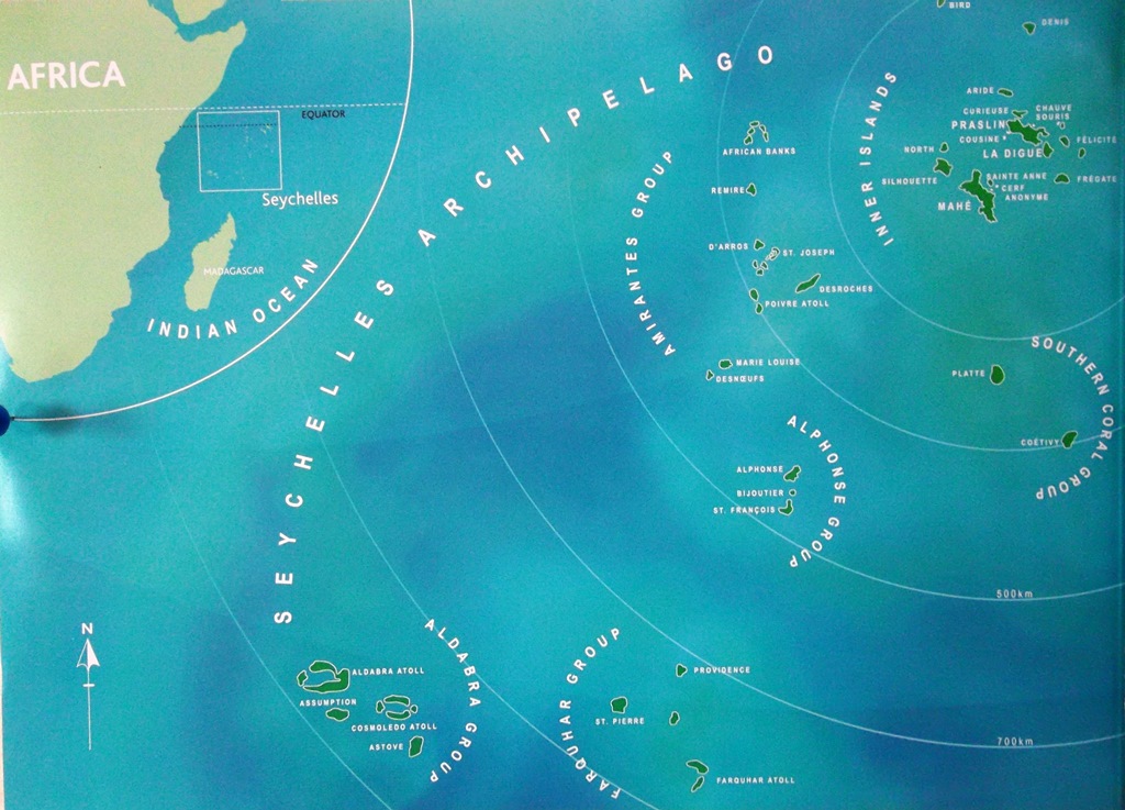 карта Сейшелы